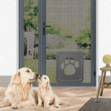 Paw-Print Dog Door